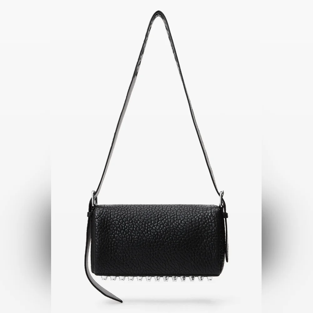 Alexander Wang Ricco Black Textured Leather Bag (Medium) - Picture 5 of 15